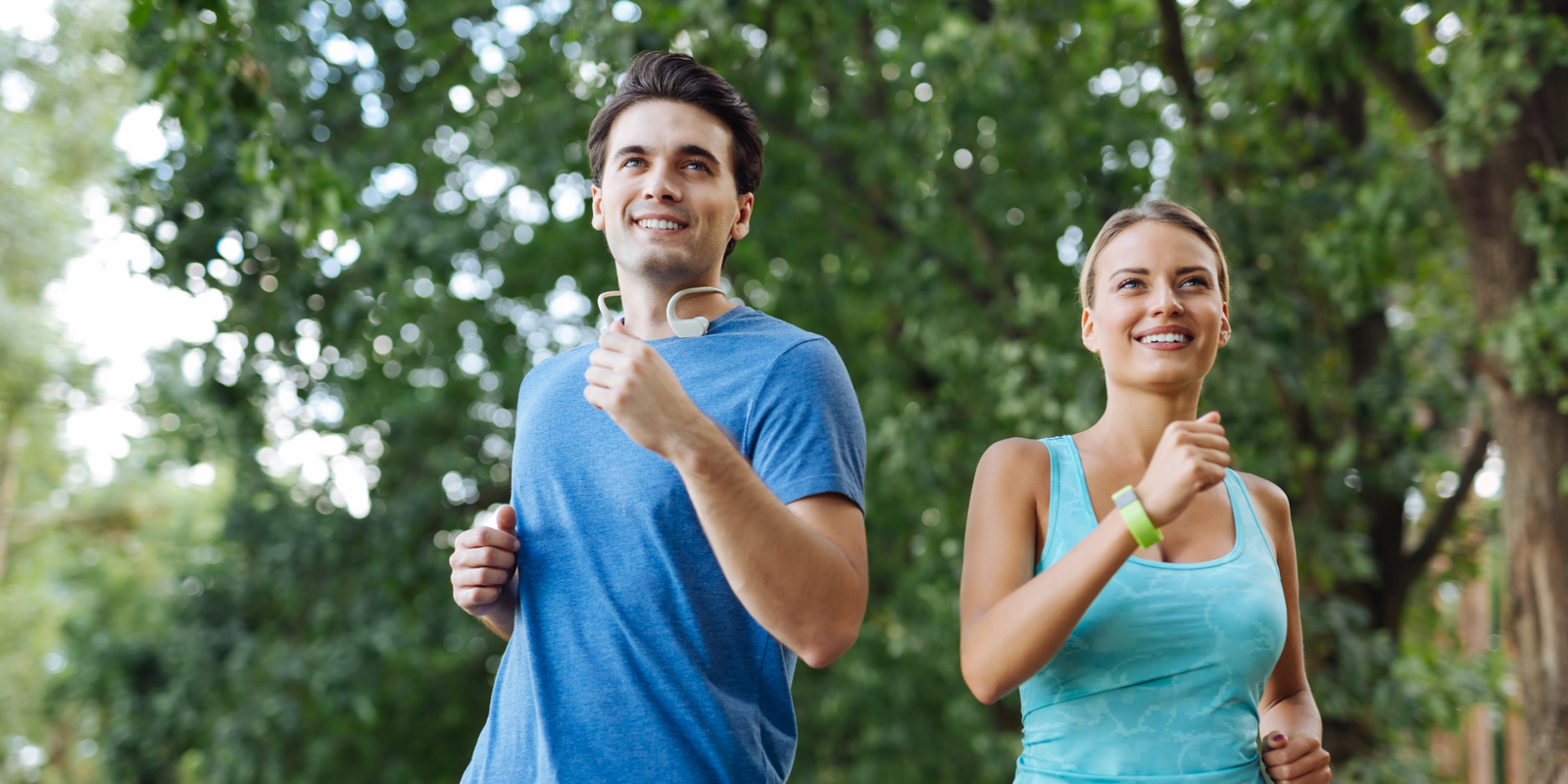 Couple running to boost metabolism